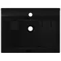 Lavabo rectangular cerámica orificio de grifo negro 60x46 cm de vidaXL, Lavabos - Ref: Foro24-140687, Precio: 84,53 €, Descue...