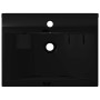 Lavabo rectangular cerámica orificio de grifo negro 60x46 cm de vidaXL, Lavabos - Ref: Foro24-140687, Precio: 105,48 €, Descu...