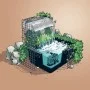 Ubbink Snowfall Waterfall Set 60 cm with LED light stainless steel by Ubbink, Fountains and waterfalls - Ref: Foro24-401387, ...