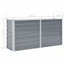Hochbeet aus grau verzinktem Stahl, 160 x 40 x 77 cm von vidaXL, Töpfe und Pflanzgefäße - Ref: Foro24-44848, Preis: 64,88 €, ...