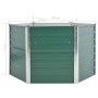 Arriate de jardín de acero galvanizado verde 129x129x77 cm de vidaXL, Maceteros y jardineras - Ref: Foro24-44857, Precio: 55,...