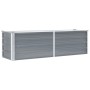 Gray galvanized steel garden bed 160x40x45 cm by vidaXL, Pots and planters - Ref: Foro24-44850, Price: 40,79 €, Discount: %
