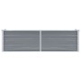 Gray galvanized steel garden bed 160x40x45 cm by vidaXL, Pots and planters - Ref: Foro24-44850, Price: 40,79 €, Discount: %