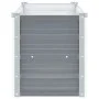 Arriate de jardín de acero galvanizado gris 160x40x45 cm de vidaXL, Maceteros y jardineras - Ref: Foro24-44850, Precio: 43,74...