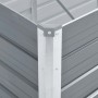 Gray galvanized steel garden bed 160x40x45 cm by vidaXL, Pots and planters - Ref: Foro24-44850, Price: 40,79 €, Discount: %