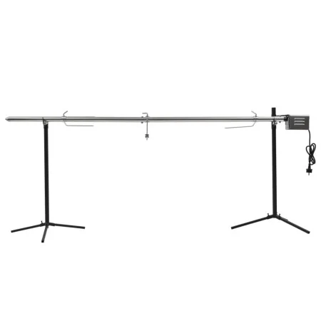 Automatic barbecue grill with stainless steel motor 207x45x81 cm by vidaXL, Barbecues - Ref: Foro24-44644, Price: 211,93 €, D...