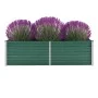 Galvanized green steel garden bed 160x40x45 cm by vidaXL, Pots and planters - Ref: Foro24-44851, Price: 41,87 €, Discount: %