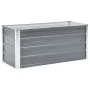 Gray galvanized steel garden bed 100x40x45 cm by vidaXL, Pots and planters - Ref: Foro24-44854, Price: 41,48 €, Discount: %