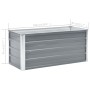 Gray galvanized steel garden bed 100x40x45 cm by vidaXL, Pots and planters - Ref: Foro24-44854, Price: 41,78 €, Discount: %