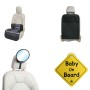 A3 Baby & Kids Set de accesorios de coche para bebé 4 piezas