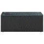 4-teiliges Gartenmöbel-Set und Kissen aus synthetischem Rattan schwarz von vidaXL, Gartensets - Ref: Foro24-46105, Preis: 477...
