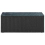 4-teiliges Gartenmöbel-Set und Kissen aus synthetischem Rattan schwarz von vidaXL, Gartensets - Ref: Foro24-46105, Preis: 477...