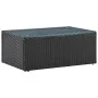 4-piece garden furniture set with black synthetic rattan cushions by vidaXL, Garden sets - Ref: Foro24-46105, Price: 470,34 €...