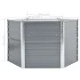 Gray galvanized steel garden bed 129x129x77 cm by vidaXL, Pots and planters - Ref: Foro24-44856, Price: 55,54 €, Discount: %