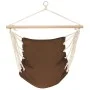 Hamaca Silla 100 x 80 cm Algodón Marrón de vidaXL, Hamacas - Ref: Foro24-40354, Precio: 34,24 €, Descuento: %