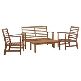 Garden furniture set 4 pieces solid acacia wood by vidaXL, Garden sets - Ref: Foro24-47282, Price: 243,92 €, Discount: %