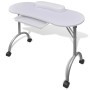 Klappbarer Maniküretisch mit Rollen weiß von vidaXL, Maniküre-Werkzeugsets - Ref: Foro24-110124, Preis: 87,62 €, Rabatt: %