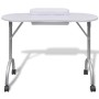 Klappbarer Maniküretisch mit Rollen weiß von vidaXL, Maniküre-Werkzeugsets - Ref: Foro24-110124, Preis: 87,62 €, Rabatt: %