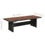 9-teiliges Garten-Esszimmerset und Kissen Kunstrattan schwarz von vidaXL, Gartensets - Ref: Foro24-47679, Preis: 1,00 €, Raba...