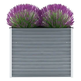 Graues Gartenbett aus verzinktem Stahl, 100 x 40 x 77 cm von vidaXL, Töpfe und Pflanzgefäße - Ref: Foro24-44852, Preis: 49,54...