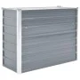Arriate de jardín de acero galvanizado gris 100x40x77 cm de vidaXL, Maceteros y jardineras - Ref: Foro24-44852, Precio: 51,61...