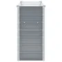 Arriate de jardín de acero galvanizado gris 100x40x77 cm de vidaXL, Maceteros y jardineras - Ref: Foro24-44852, Precio: 51,61...