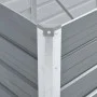 Gray galvanized steel garden bed 100x40x77 cm by vidaXL, Pots and planters - Ref: Foro24-44852, Price: 51,61 €, Discount: %