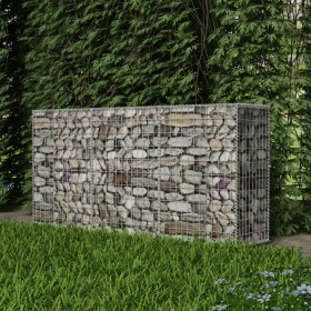 Gabionenwandkorb aus verzinktem Stahl 200x50x100 cm von vidaXL, Zaunpaneele - Ref: Foro24-142552, Preis: 94,32 €, Rabatt: %