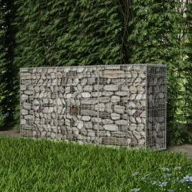 Gabionenwandkorb aus verzinktem Stahl 200x50x100 cm von vidaXL, Zaunpaneele - Ref: Foro24-142552, Preis: 100,94 €, Rabatt: %