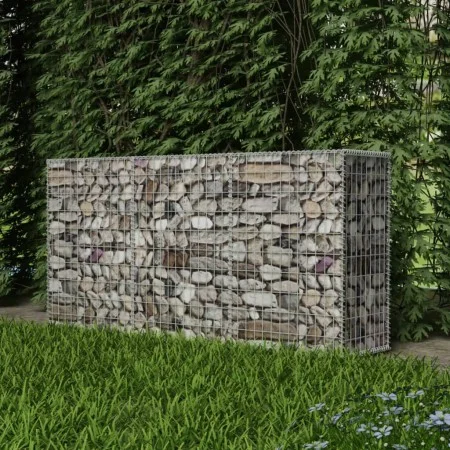 Cesta de muro de gaviones acero galvanizado 200x50x100 cm de vidaXL, Paneles de vallas - Ref: Foro24-142552, Precio: 100,35 €...