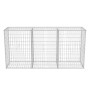 Gabion wall basket galvanized steel 200x50x100 cm by vidaXL, fence panels - Ref: Foro24-142552, Price: 94,20 €, Discount: %