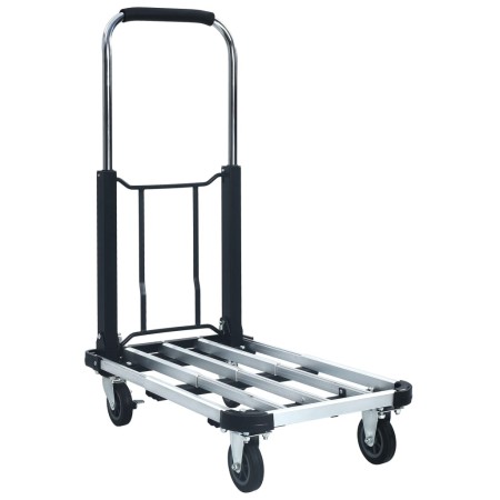 Silberner Aluminium-Klapptransportwagen 150 kg von vidaXL, Treppen auf Rädern - Ref: Foro24-146448, Preis: 100,55 €, Rabatt: %