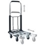 Carrito de transporte plegable de aluminio platead