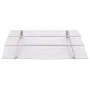 Türvordach aus silbernem und transparentem Polycarbonat, 120 x 90 cm von vidaXL, Markisen - Ref: Foro24-144828, Preis: 95,77 ...