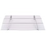 Türvordach aus silbernem und transparentem Polycarbonat, 120 x 90 cm von vidaXL, Markisen - Ref: Foro24-144828, Preis: 90,83 ...