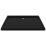 Rectangular black ABS shower tray 80x90 cm by vidaXL, Shower trays - Ref: Foro24-148917, Price: 107,71 €, Discount: %