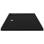 Plato de ducha rectangular negro ABS 80x90 cm