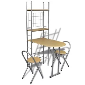 Klappbares Küchen-Barmöbel-Set mit 2 Stühlen von vidaXL, Möbelsets für Küchen und Esszimmer - Ref: Foro24-241032, Preis: 142,...