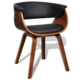 Esszimmerstuhl aus Bugholz und Kunstleder von vidaXL, Essstühle - Ref: Foro24-241058, Preis: 162,58 €, Rabatt: %
