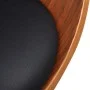 Silla de comedor de madera curvada y cuero sintético de vidaXL, Sillas de comedor - Ref: Foro24-241058, Precio: 159,33 €, Des...