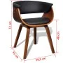 Bentwood and Faux Leather Dining Chair by vidaXL, dining chairs - Ref: Foro24-241058, Price: 162,58 €, Discount: %