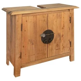 Waschbecken aus massivem Kiefernholz 70x32x63 cm von vidaXL, Badezimmerwaschtische - Ref: Foro24-246035, Preis: 147,81 €, Rab...