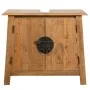 Solid pine wood vanity unit 70x32x63 cm by vidaXL, bathroom vanities - Ref: Foro24-246035, Price: 156,33 €, Discount: %