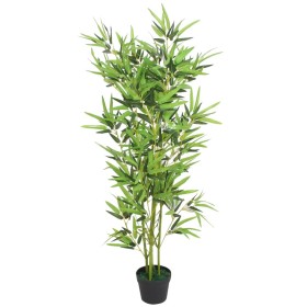 Árbol de bambú artificial con maceta 120 cm verde