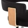 Silla de comedor giratoria madera curvada cuero sintético negro de vidaXL, Sillas de comedor - Ref: Foro24-287418, Precio: 12...