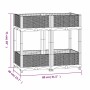 Arriate polipropileno 80x40x71 cm
