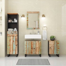 Bathroom furniture set 4 pieces solid recycled wood by vidaXL, Bathroom furniture - Ref: Foro24-3200643, Price: 355,40 €, Dis...