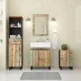 Conjunto de muebles de baño 4 piezas madera maciza reciclada de vidaXL, Muebles de baño - Ref: Foro24-3200643, Precio: 349,52...