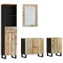 Badezimmermöbelset 4-teilig aus massivem Recyclingholz von vidaXL, Badezimmermöbel - Ref: Foro24-3200643, Preis: 349,52 €, Ra...