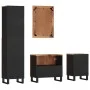 Badezimmermöbelset 4-teilig aus massivem Recyclingholz von vidaXL, Badezimmermöbel - Ref: Foro24-3200643, Preis: 349,52 €, Ra...